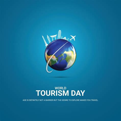 World Tourism Day Travel Concept 3d Illustration 10402237 Vector Art