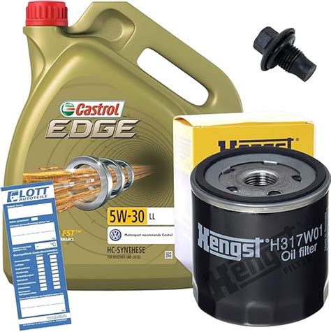 Lwechsel Set Inspektion L Castrol Edge Titanium Fst Ll W L