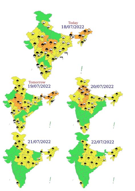 India Meteorological Department On Twitter Rainfallthunderstorm Forecast And Warnings O