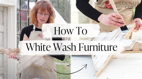 How To Whitewash Furniture Step By Step Diy Tutorial Youtube