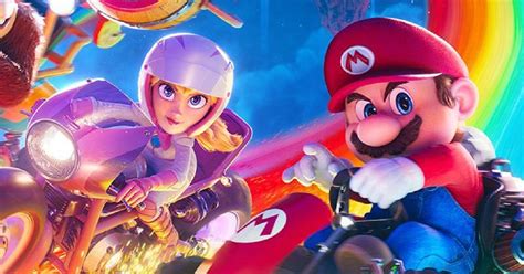 Super Mario Bros Movie Gets The Show On The Rainbow Road