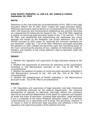 Pfr Digested Cases Civil Law Digest Cases Digest By Kdsb Article