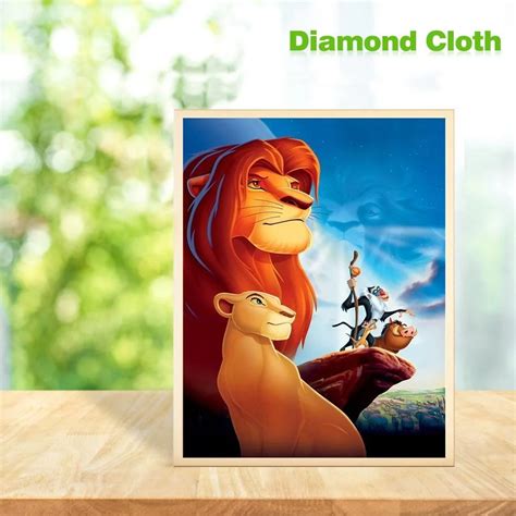 The Lion King Canvas Full Round Or Square Drill Diamond Painting