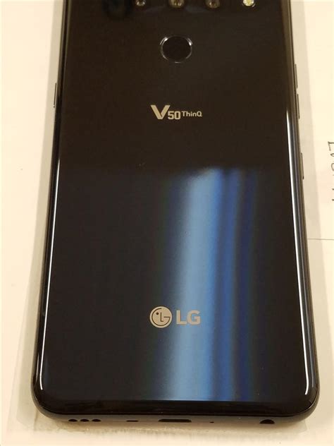 LG V50 ThinQ 5G Verizon Black 128GB 6GB LM V450VM LVBM14325