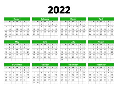 Calendar 2022 – Calendar Options