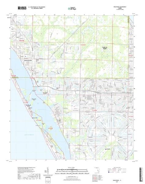 Mytopo Englewood Florida Usgs Quad Topo Map