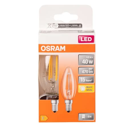 Ampoules E14 40W X2 Osram Maisons Du Monde