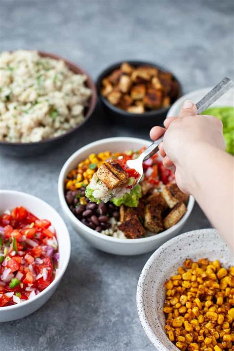 Chipotle Inspired Vegan Burrito Bowl Kara Lydon