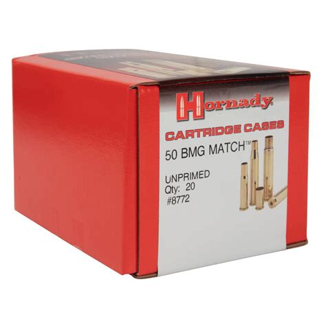 Hornady 50 Bmg Rifle Reloading Brass 20 Count Sportsman S Warehouse