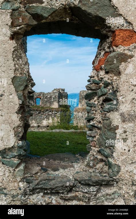 Detail Of A Castle Ruin Stock Photo Alamy