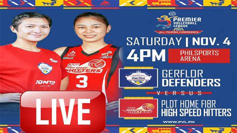 Pvl Live Gerflor Defenders Vs Pldt High Speed Hitters Pvl All