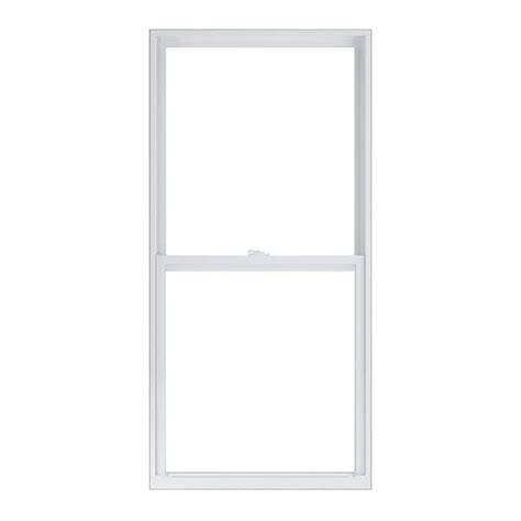 American Craftsman 30 In X 62 In 50 Series Low E Argon Glass Single Hung White Vinyl