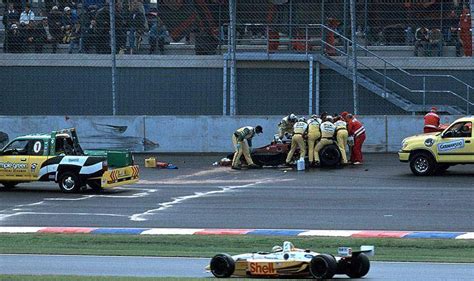 CART Driver Alex Zanardi Loses Both Legs In Crash 2001 American