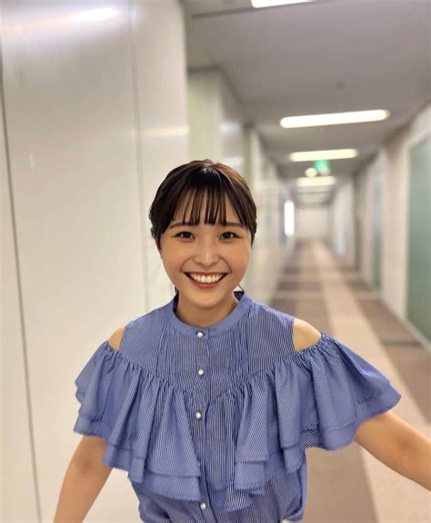 渡邊渚さんのインスタグラム写真 渡邊渚instagram「今日のぽかぽか。衣装がだんだん夏っぽくなってきました！ 今日は相川七瀬さんの