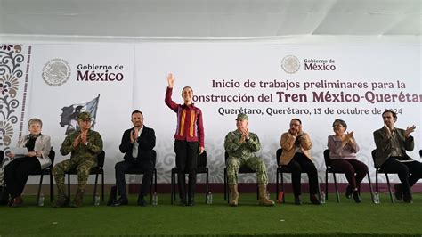 Presidenta Claudia Sheinbaum Da Banderazo De Salida A Los Trabajos