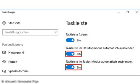 Windows Taskleiste Ausblenden Oder Verkleinern Connect Living