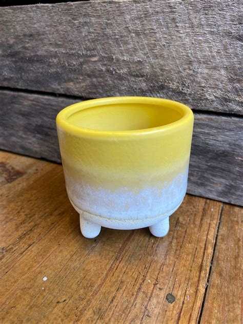 Sass And Belle Mojave Glazed Ceramic Planter Plant Pot Ideal For Small