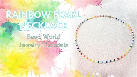 Rainbow Pearl Necklace - Bead World