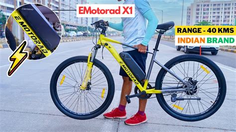 India S Cheapest Electric Cycle Emotorad X Review Youtube