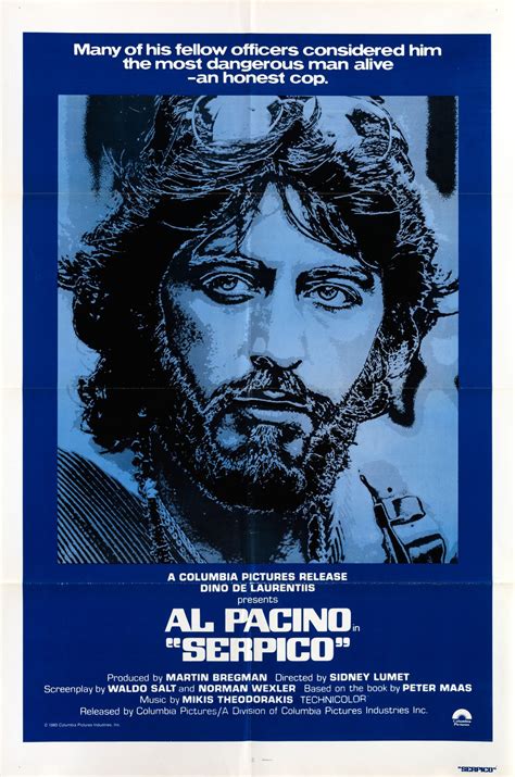 Serpico Original R1980 U.S. One Sheet Movie Poster - Posteritati Movie ...