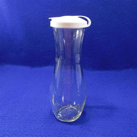 Vintage Good Seasons Salad Dressing Cruet Glass Shaker Bottle White Fliptop Lid Ebay