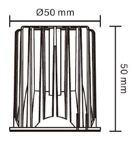 Civilight CViTec HALED Modul 7598 230V 9W STARKE 550lm warmweiß dimmbar