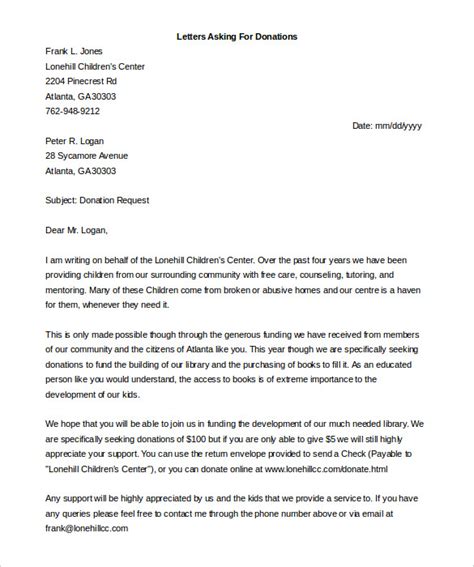 30 Donation Letter Templates Pdf Doc
