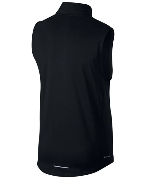 Nike Men's Therma Essential Running Vest in Black for Men - Lyst