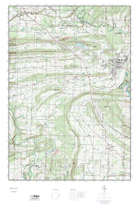 Mytopo Greenwood Arkansas Usgs Quad Topo Map