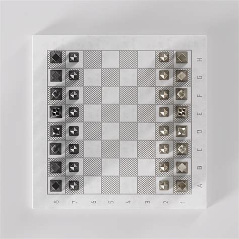 Chess set design. on Behance