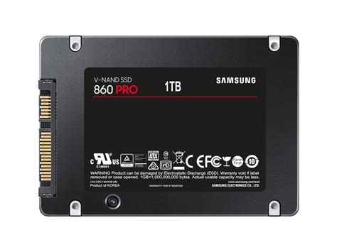 SSD 860 PRO 2.5" SATA III 1TB Memory & Storage - MZ-76P1T0BW | Samsung US