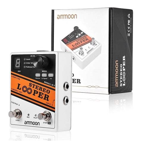 Best Looper Pedal For Guitar Ammoon Stereo Looper In 2021 Guitar