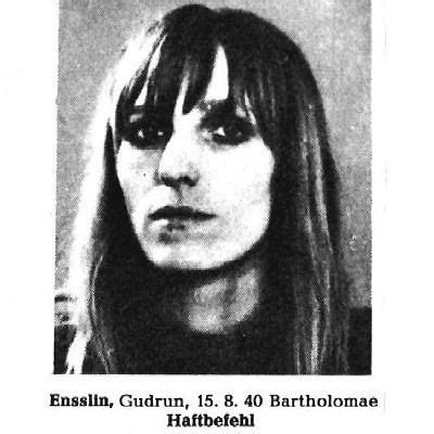 Gudrun Ensslin (Terrorist Group Founder) ~ Wiki & Bio with Photos | Videos