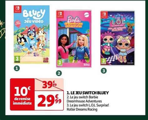 Promo Le Jeu Switch Bluey Chez Auchan ICatalogue Fr