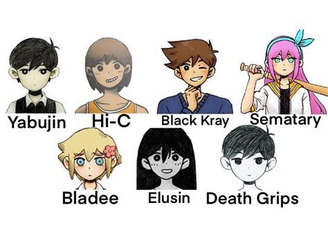 omori characters and their favourite underground rappers (no one is ...