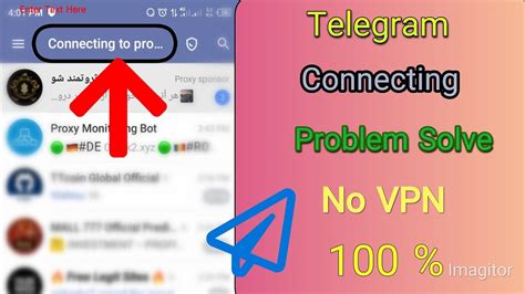 How To Fix Telegram Connecting Problem Telegram Proxy Settings