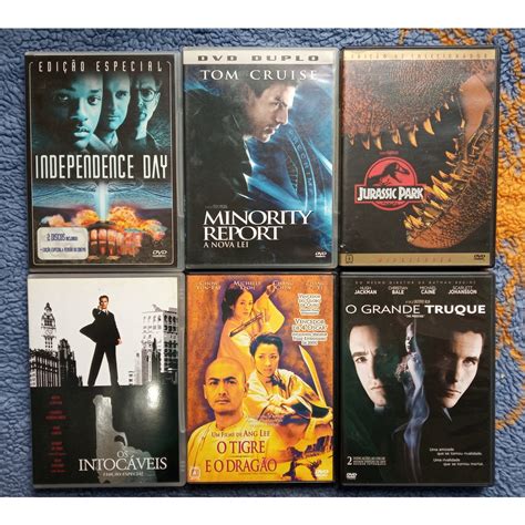 Lote De Dvds De Cole O Pessoal Independence Day Minority Report