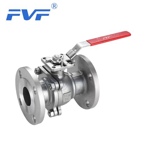 Pc Stainless Steel Flanged Ball Valve With Direct Mounting Pad Fvf