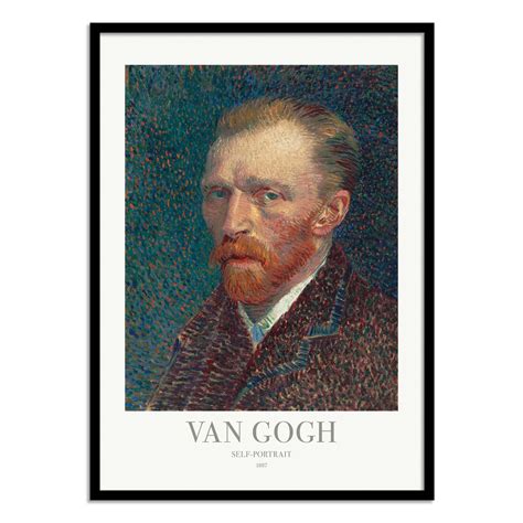 Art Poster Van Gogh Paint Self Portrait Vincent Van Gogh