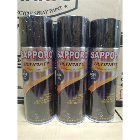 Jual Pilok Pilox Cat Semprot Sapporo Ultimate Saporo M54 Gun Metal Abu