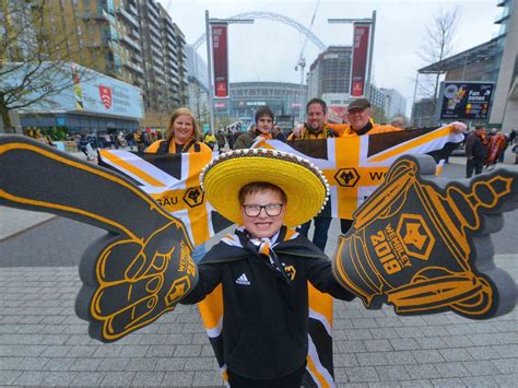 Wolves At Wembley Supporters Breathe In Fa Cup Atmosphere Gallery