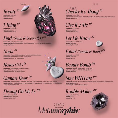 July Comeback Stayc Full Length Album Metamorphic Tracklist