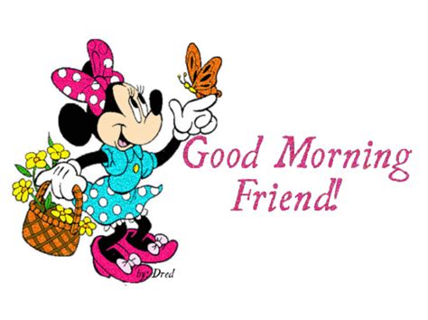 Good Morning Friend Minnie Mouse Hello