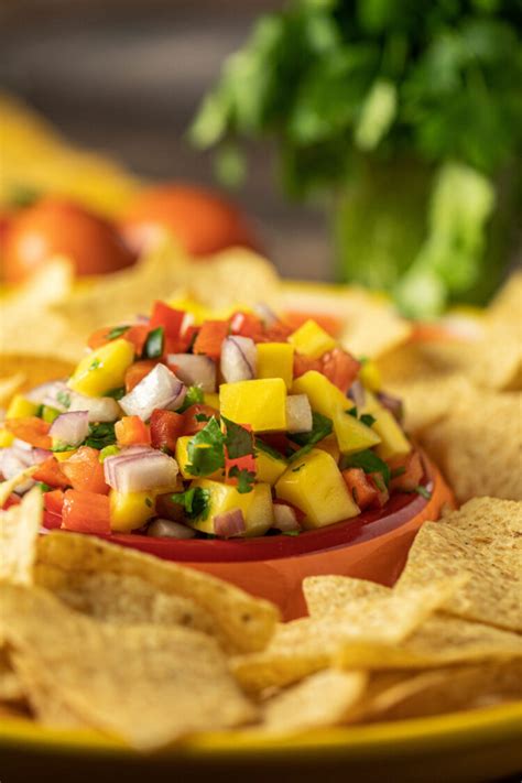 Easy Mango Salsa Recipe Ready In 5 Mins Feeding Your Fam