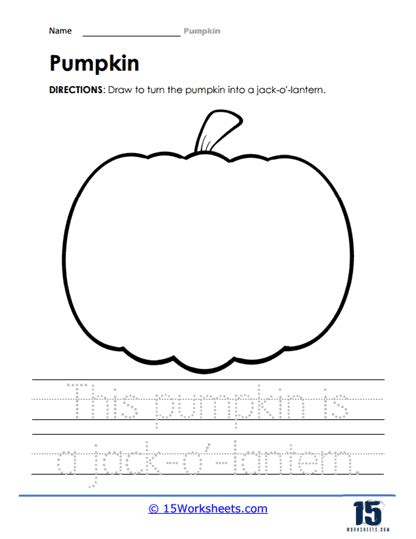 Pumpkins Worksheets 15