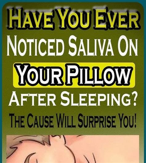 Have You Ever Noticed Saliva On Your Pillow After Sleeping The Cause