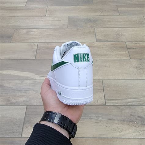 Бело-зелёные женские и подростковые кроссовки Найк | Nike Air Force 1 ...