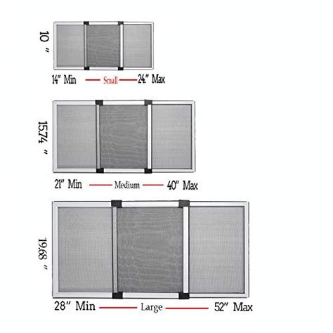 Flyzzz Adjustable Sliding Window Screen Ways Expandable Aluminum