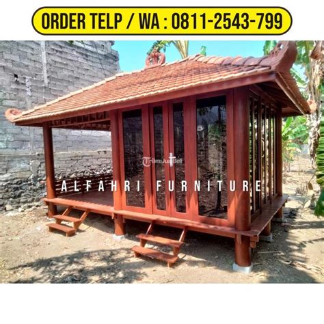 Gazebo Minimalis Murah 3x5 Kayu Kelapa Atap Sirap Di Bandung Jawa Barat