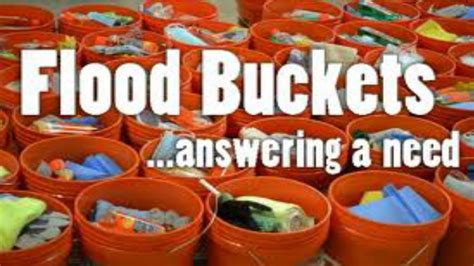 Umcor Flood Bucket Collection Stone Umc